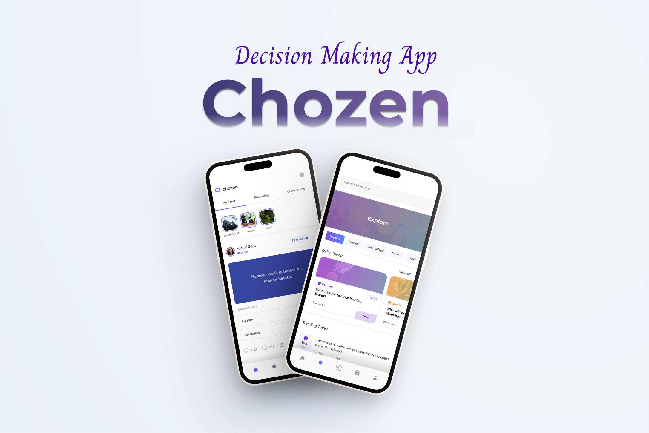 Chozen: Social Media Poll
